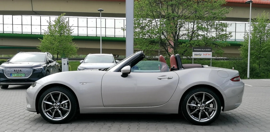 Mazda MX-5 cena 136900 przebieg: 26634, rok produkcji 2023 z Warszawa małe 172